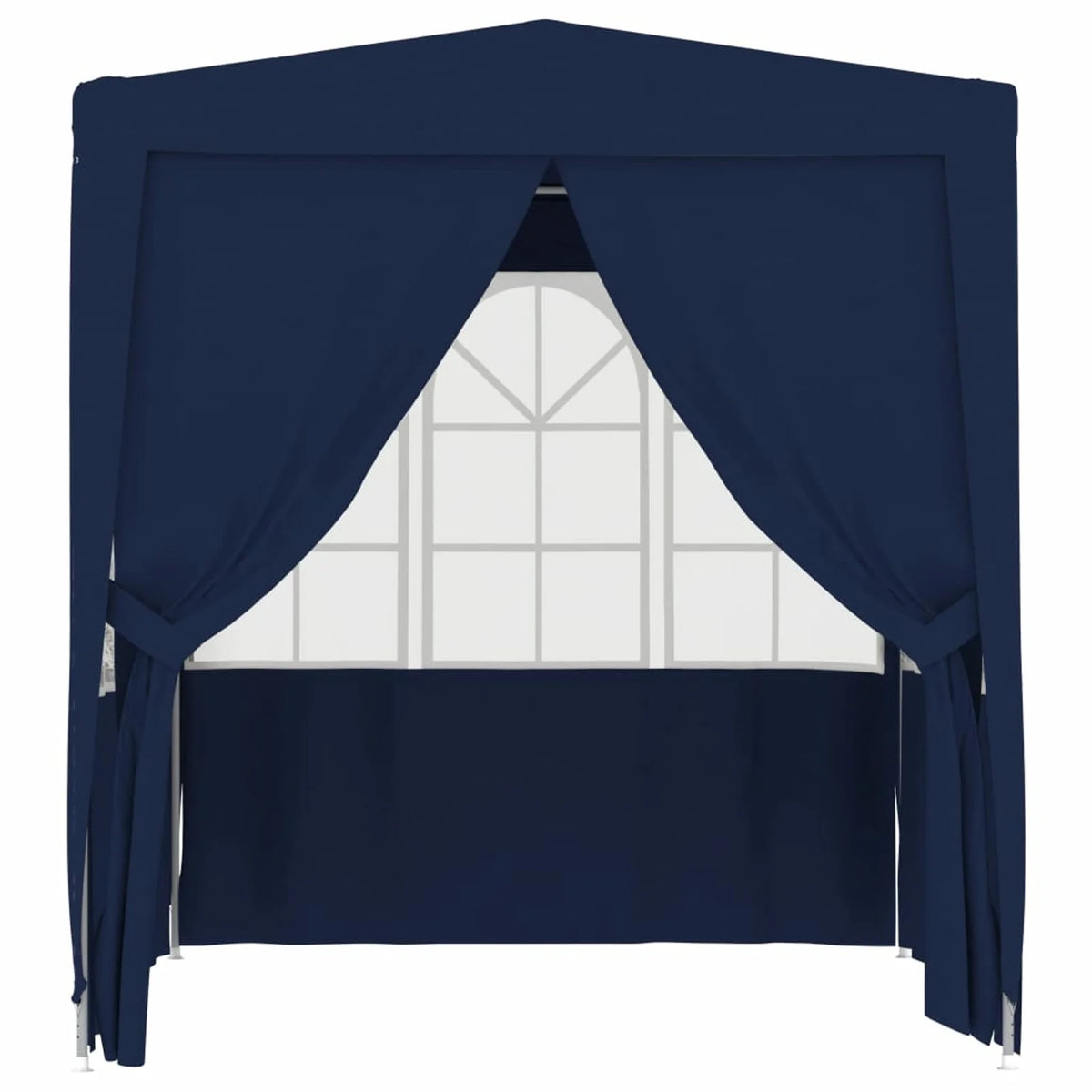 6.6'x6.6' Blue Party Tent with Side Walls Q612