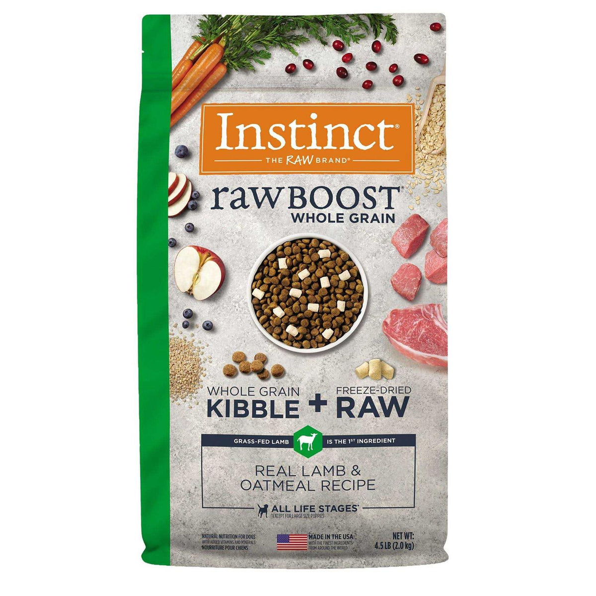 Whole Grain Lamb & Oatmeal Dry Dog Food D484