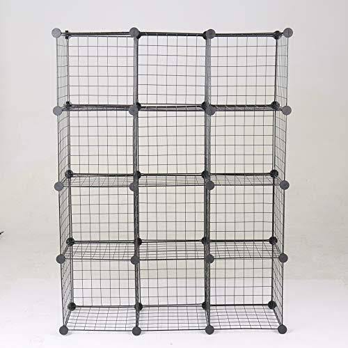 12-Cube Metal Wire Storage Organizer Q9000