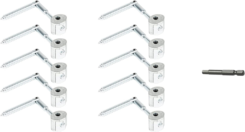 40 Pack Angled Railbolt with 5mm Hex Bit V53113