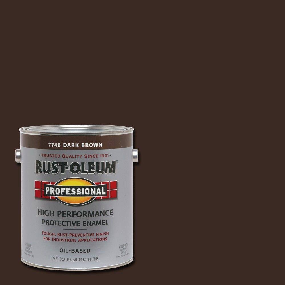 Gloss Dark Brown Oil-Based Interior/Exterior Paint Q390