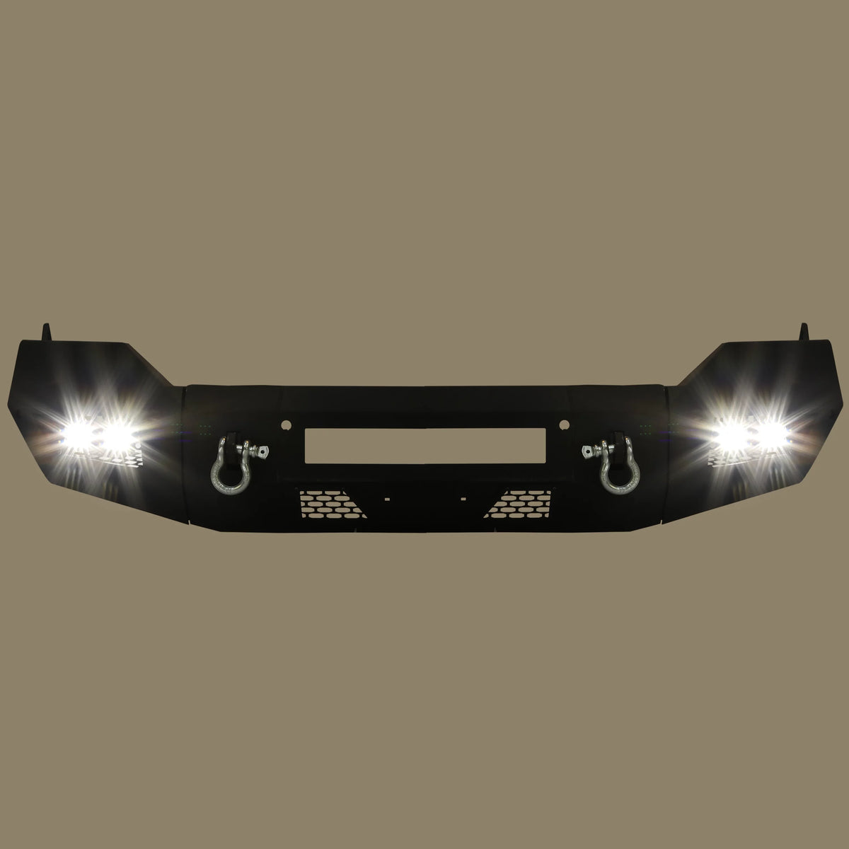 Front Bumper with D-Ring LED Fog Light J38698