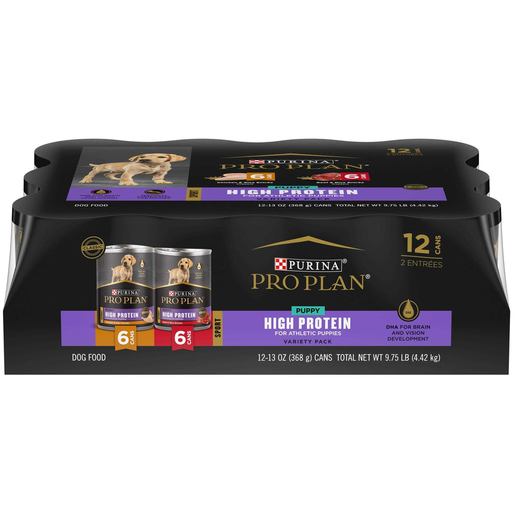 Beef Chicken & Rice Wet Puppy Food Variety Pack S20067