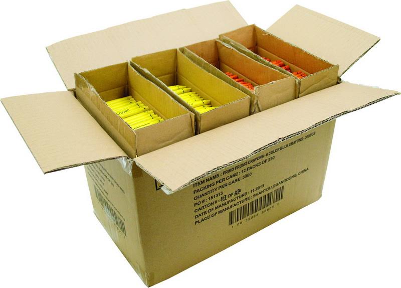 Crayons Bulk 6 Asst Colors F4049