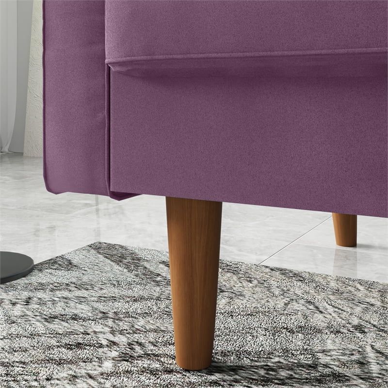 Purple Velvet Loveseat B42534