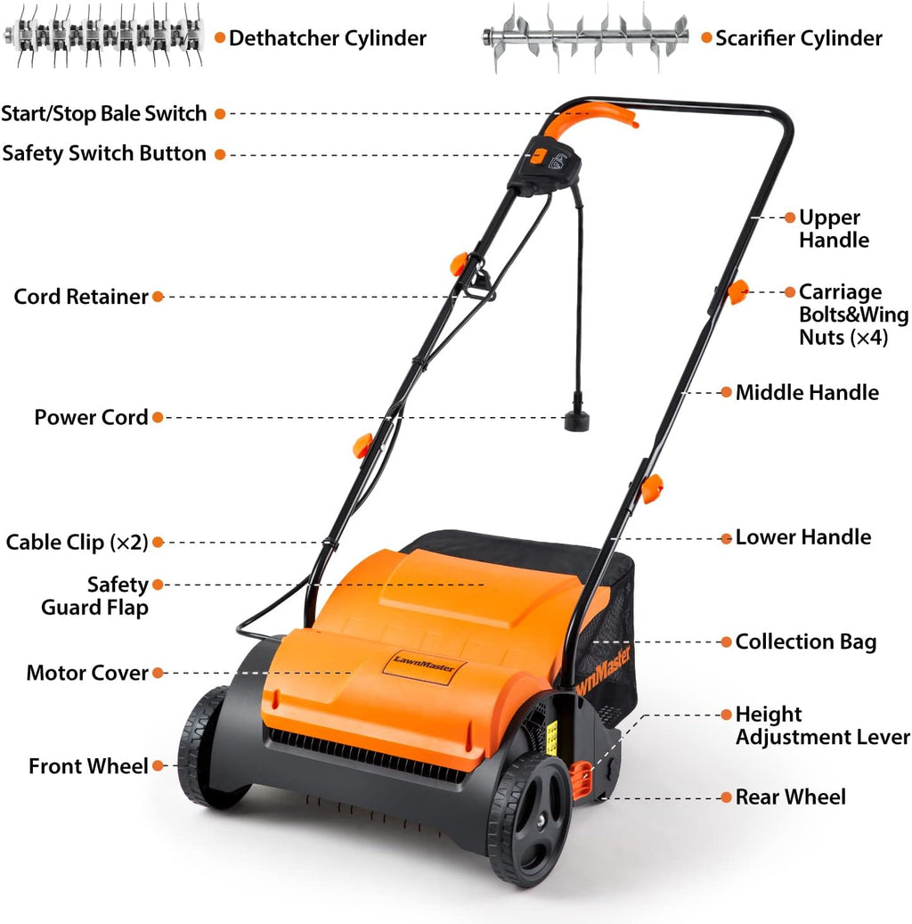 13-Inch 12AMP Scarifier and Dethatcher T461775