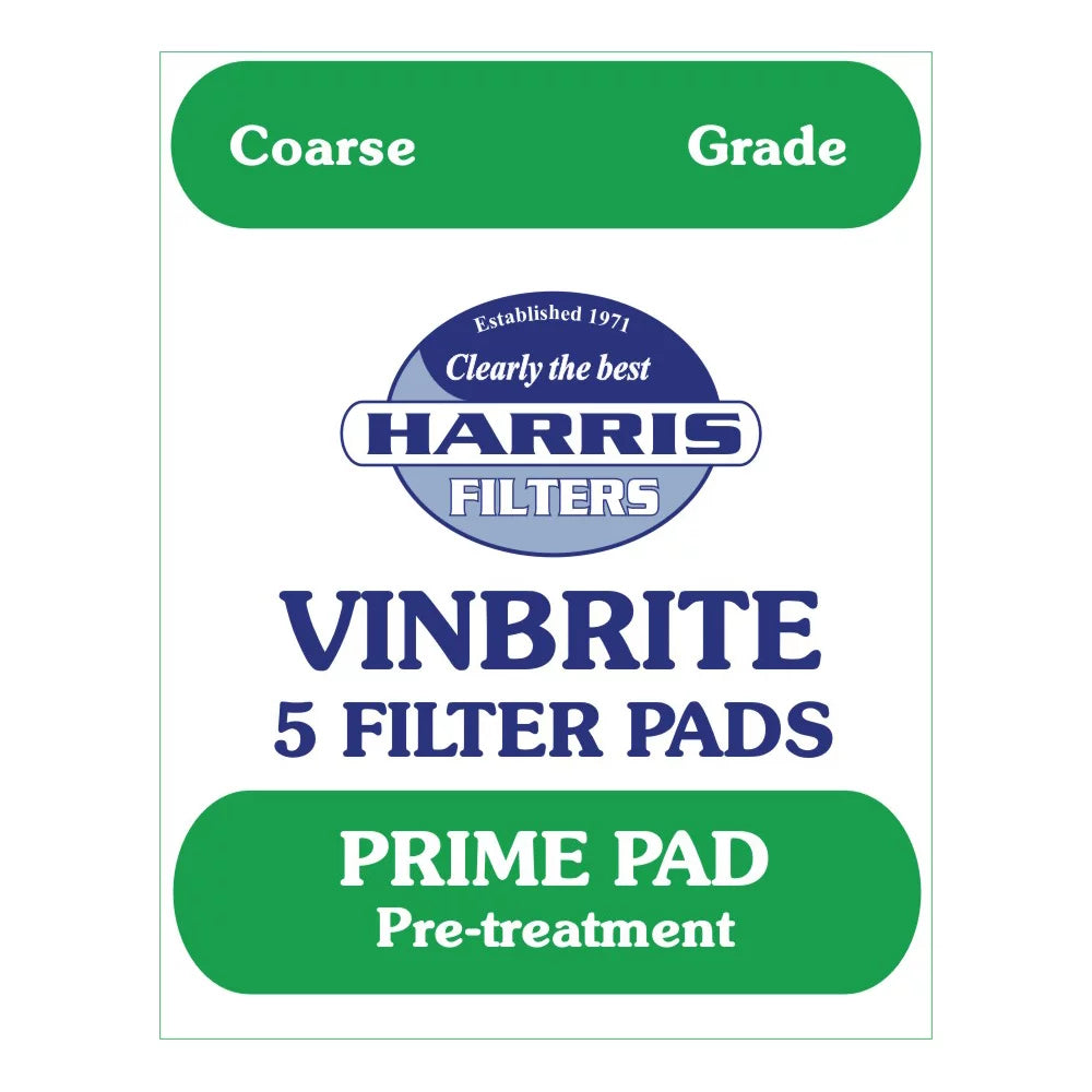 Harris Prime Pre-Filter Pads 5-pack O5999