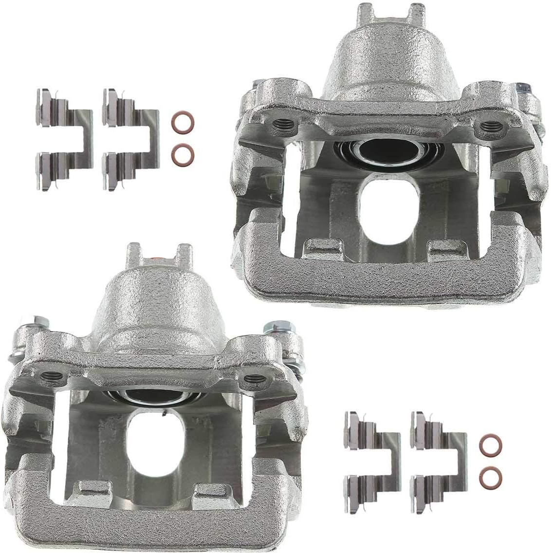 Disc Brake Caliper Assembly with Bracket Front Left Driver Side T664