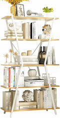 5 Tier Wood Bookshelf K867999