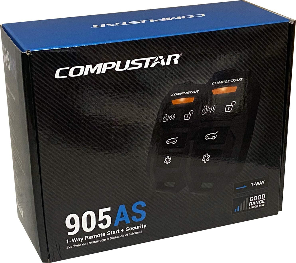 4 Button 1 Way Alarm & Remote Start System 1500' Range N745564