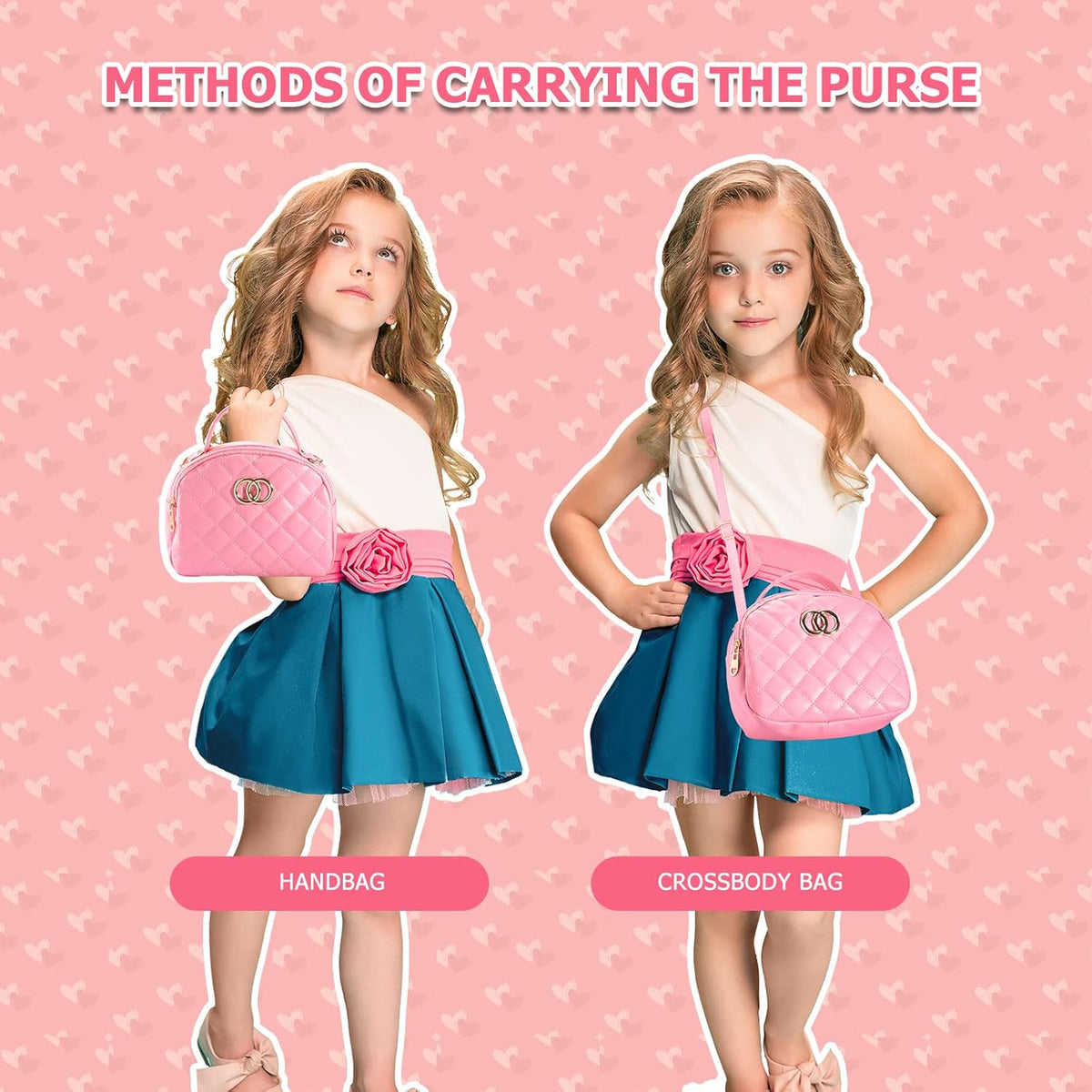 Pink Toddler Purse with Makeup Kits W100