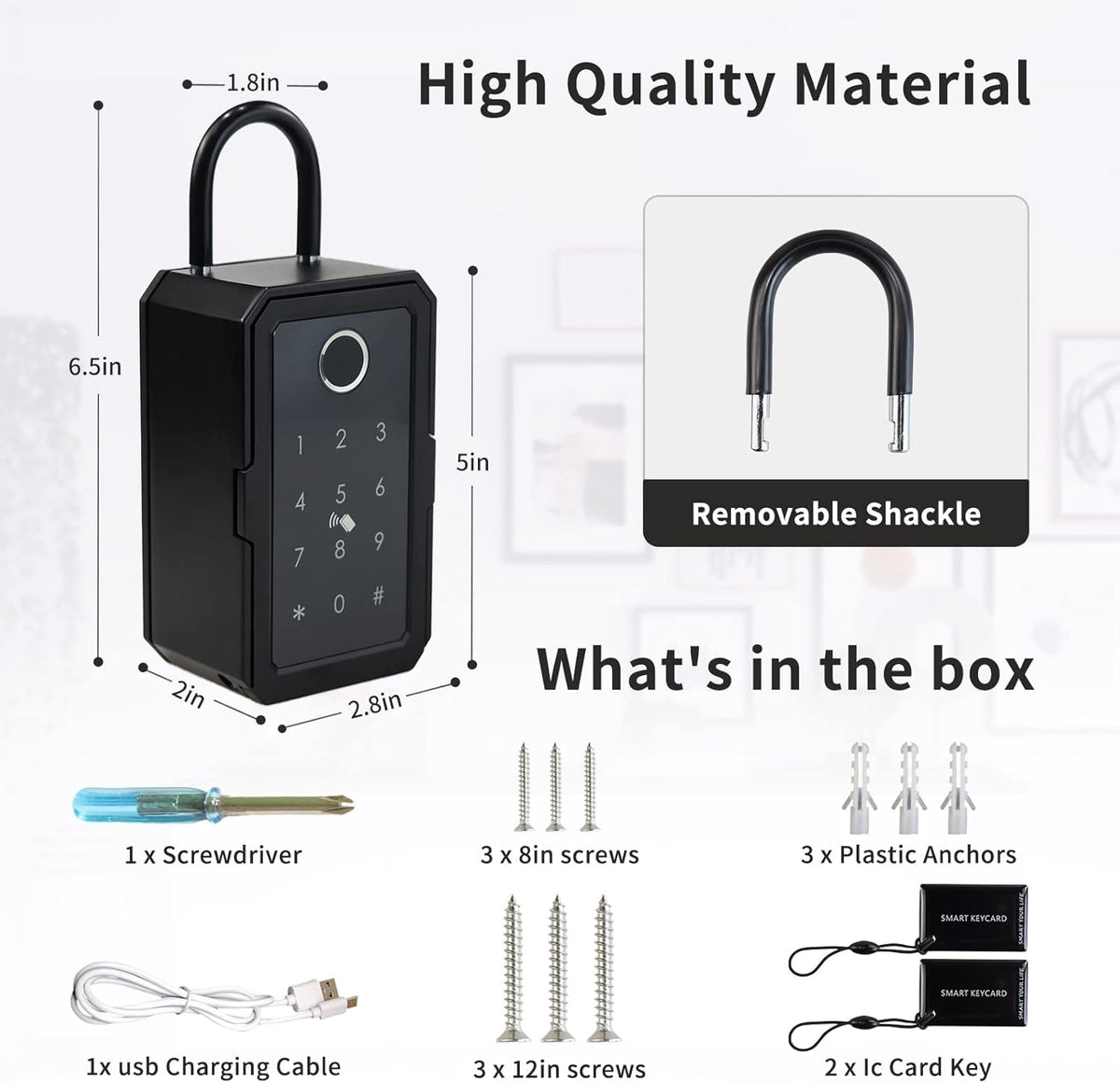 Wall Mounted Waterproof Key Lock Box R957101