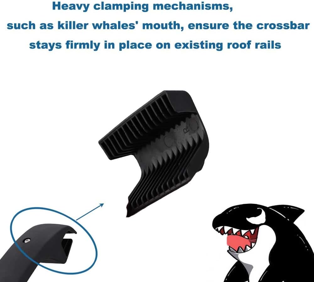 Cross Bar Roof Rack Rails Accessories J88097