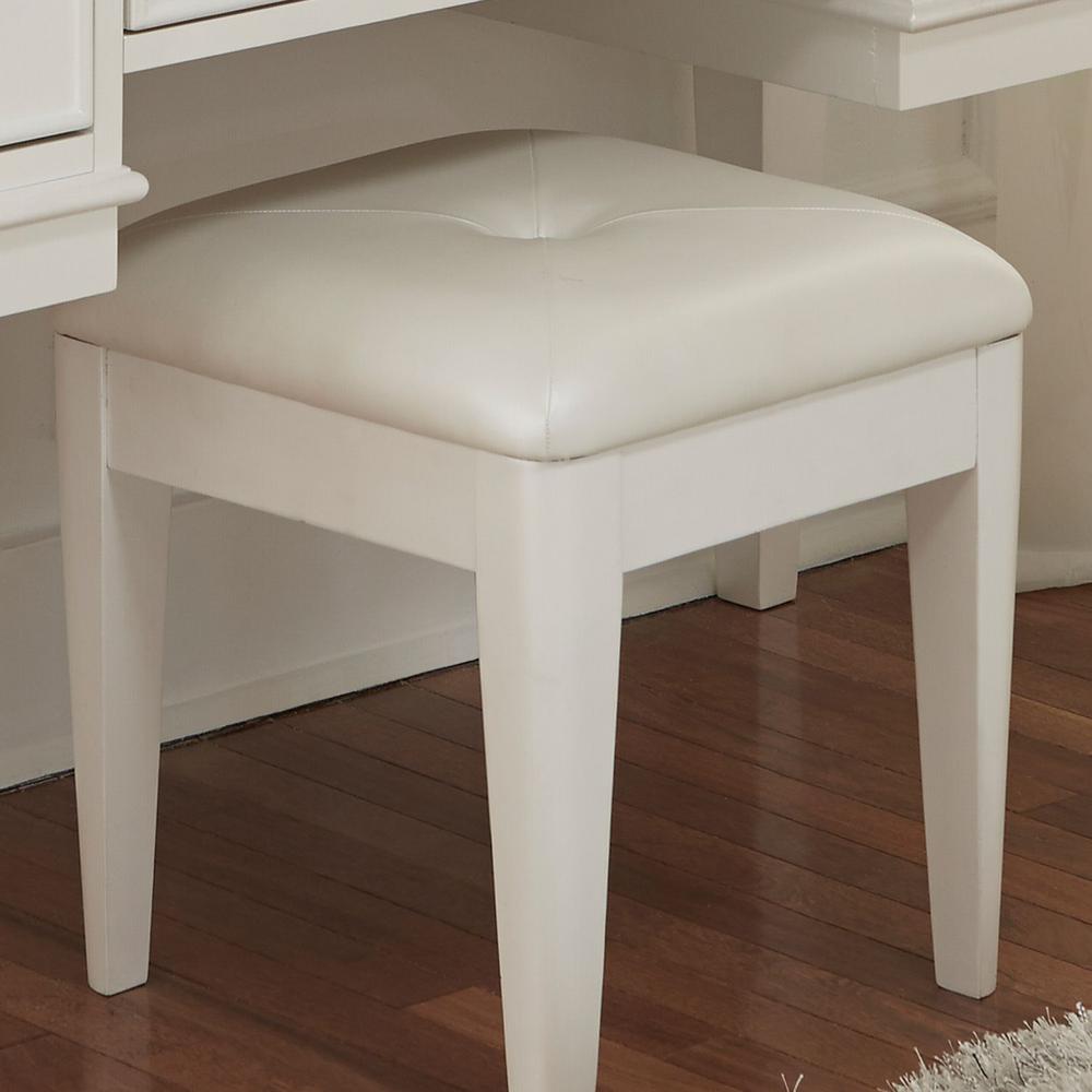 White Vanity Stool X5974