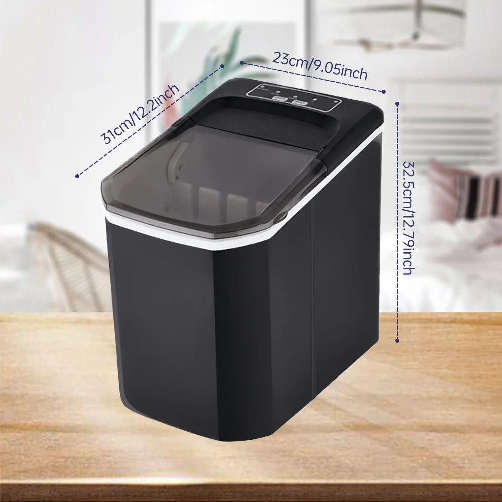 Countertop Ice Maker 26lbs Self-Cleaning Ice Machine with Basket K773737