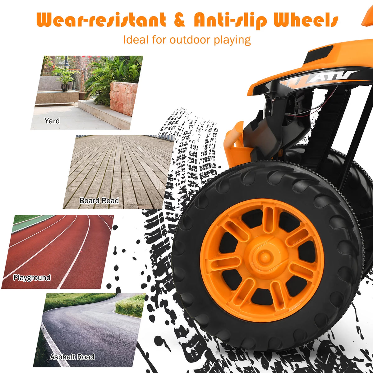 12V Kids 4-Wheeler ATV Quad Ride On Car V8949