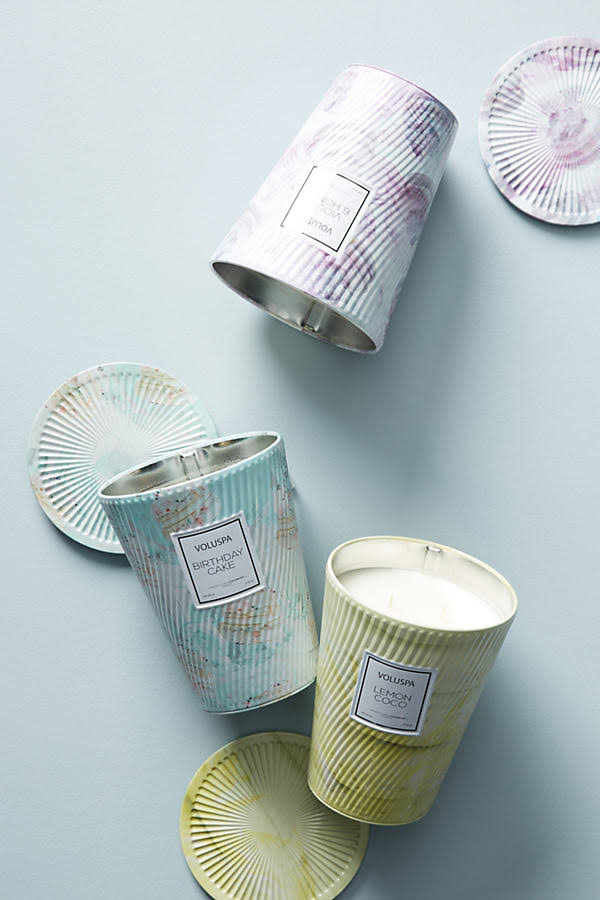 2 Wick Tin Table Candle J669