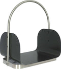 Black and Stainless Steel Log Holder X653037