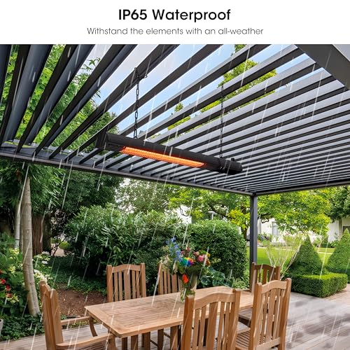 1500W Infrared Carbon Fiber Tube Wall-Mounted Ceiling Heater V958671