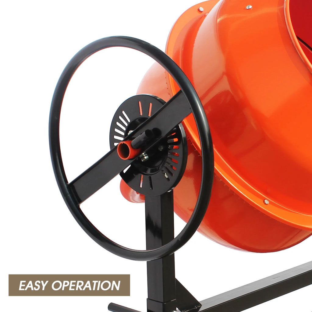 4/5HP Electric Concrete Cement Mixer 5 Cu Ft C84653