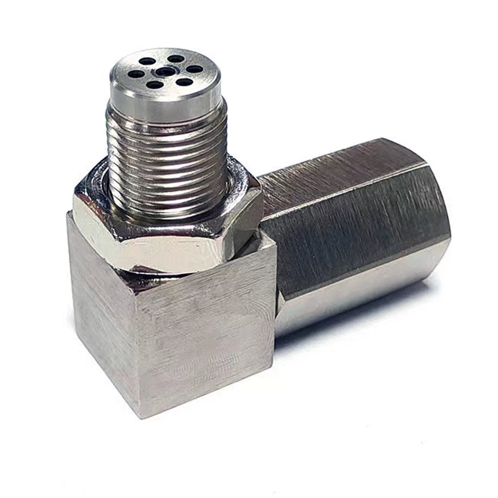 5 Pcs M18x1.5 90-Degree 304 Stainless Steel 02 Sensor Adapter M67136