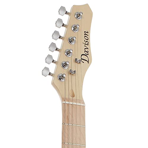 Black Full Size Electric Guitar with 10-Watt Amp and Gig Bag R485
