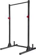 Adjustable Power Cage Squat Rack Stand with J-Hooks H340999
