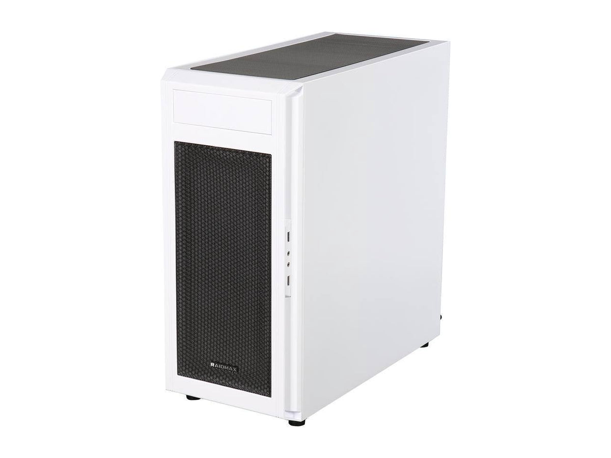 White Steel / Plastic ATX Tower Computer Case Q964707