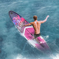 Pink Inflatable Stand Up Paddle Board and Sit-on Kayak Set with Backpack B589511