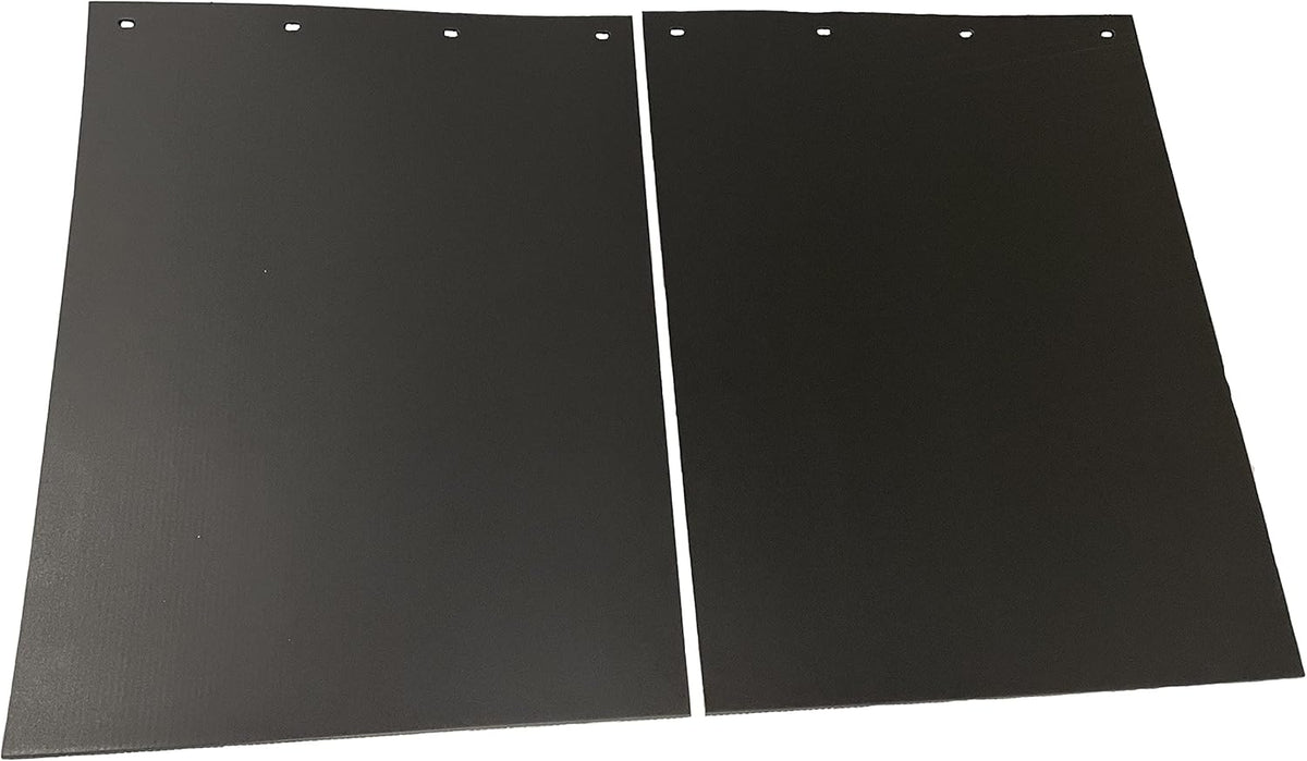 Ribbed Anti-Spray Mud Flaps 30" x 24" 3/8" Thick One Pair Pack of 2 X809