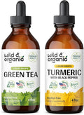 Green Tea Tincture 4 fl oz & Turmeric Tincture 4 fl oz W8908