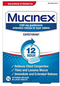 Max Strength Chest Congestion Expectorant Tablets, 14ct B3859