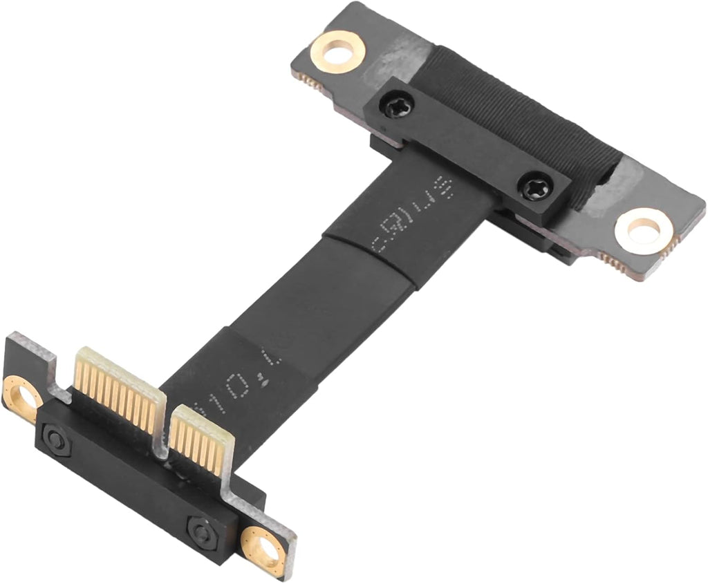 PCIE X1 Riser Cable Dual 90 Degree Right Angle 8Gbps 5cm Pack of 2 Y275585