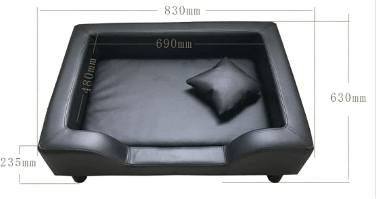 Waterproof PU Leather Pet Bed R410