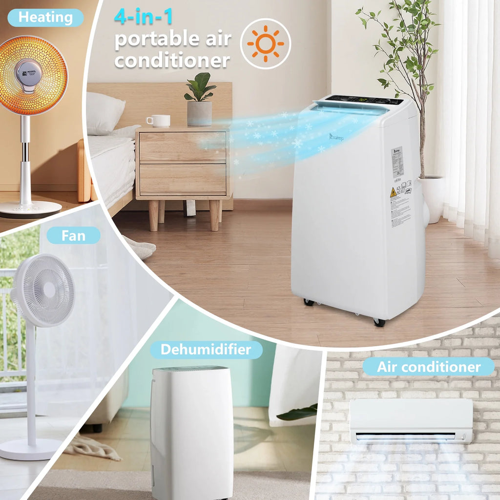 5100 BTU Portable Air Conditioner & Dehumidifier White E3395