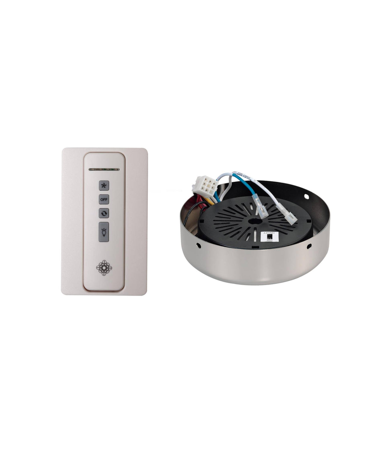 Polished Nickel Hand-Held Remote Control Transmitter Receiver Hub R419