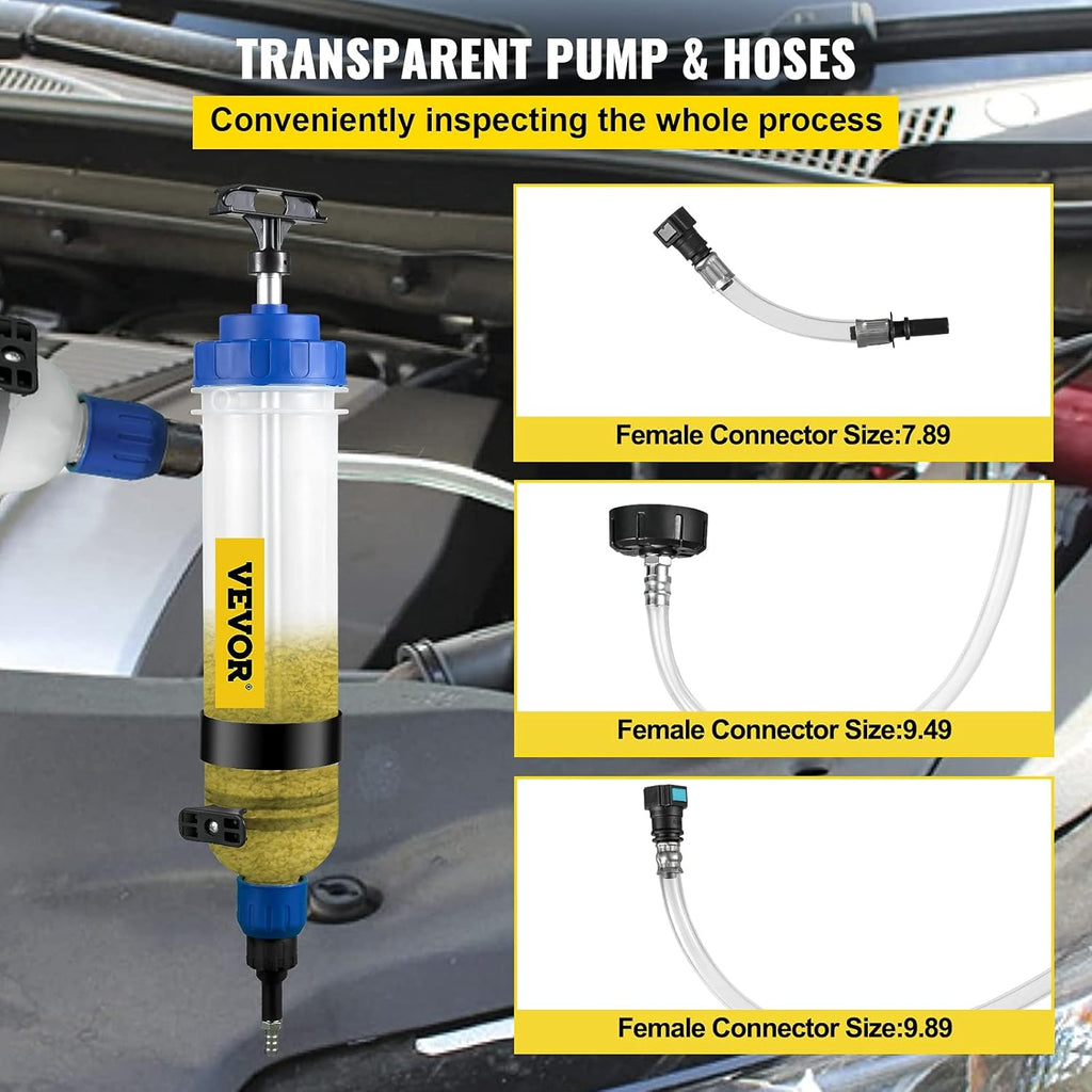 Transmission Fluid Pump Manual ATF Dispenser Tool Set with Adapters Pack of 2 A776