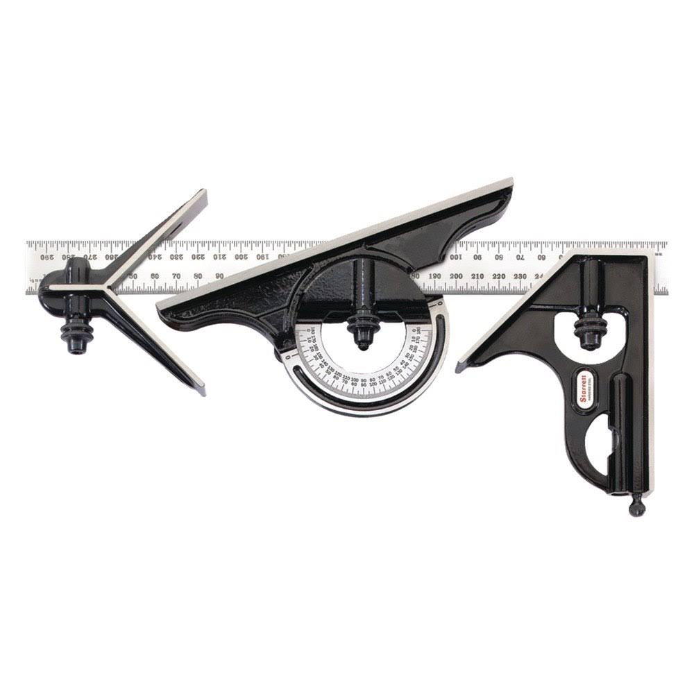 300mm Combination Set with Square, Center and Reversible Protractor Head and Blade Y66893