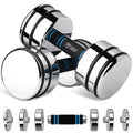 Adjustable Dumbbells Pair Steel Weight Set with Foam Handle R2010