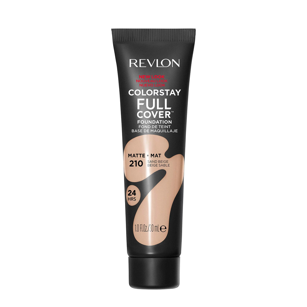 Matte Full Cover Foundation, 210 Sand Beige 1.0 Fl Oz (Pack of 2) S304978