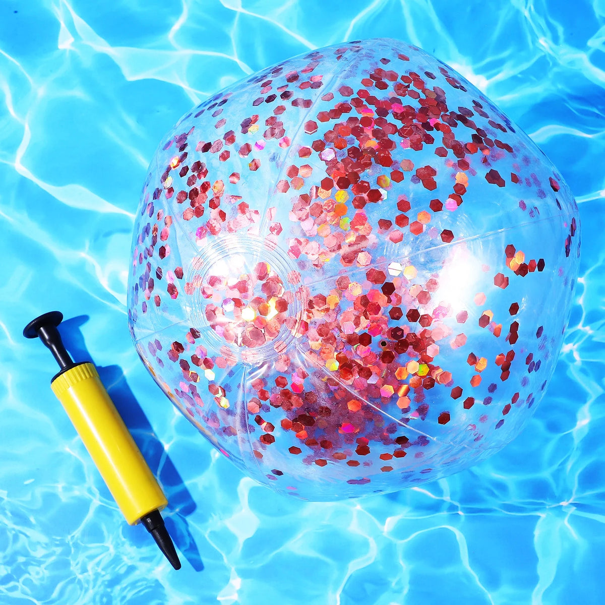 Giant Inflatable Ball Sequin Beach Toy V608