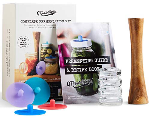 Fermentation Jar Starter Set with Mason Jar, Lids & Weight F354784