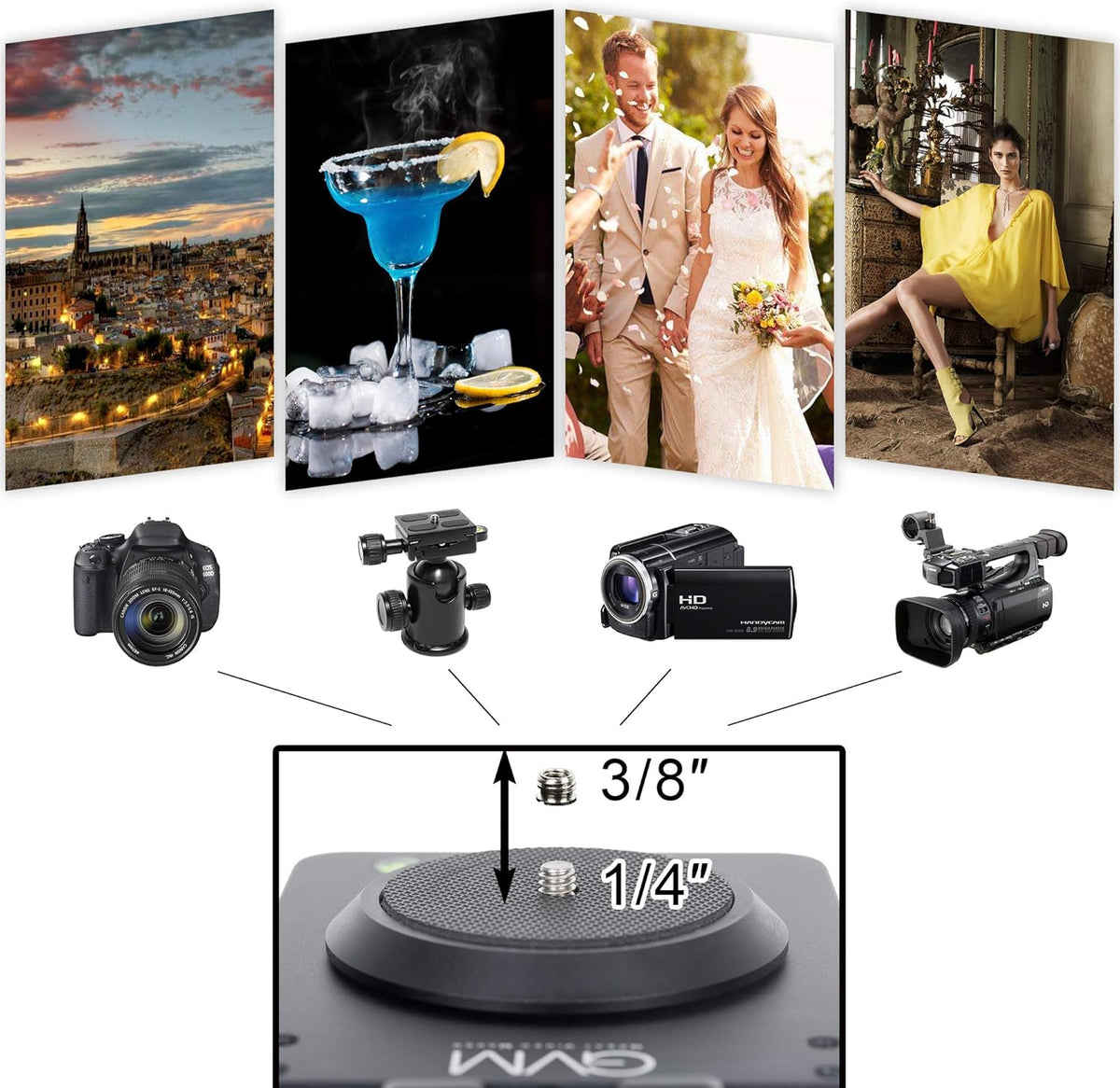 Carbon Fiber Motor Camera Slider I66838