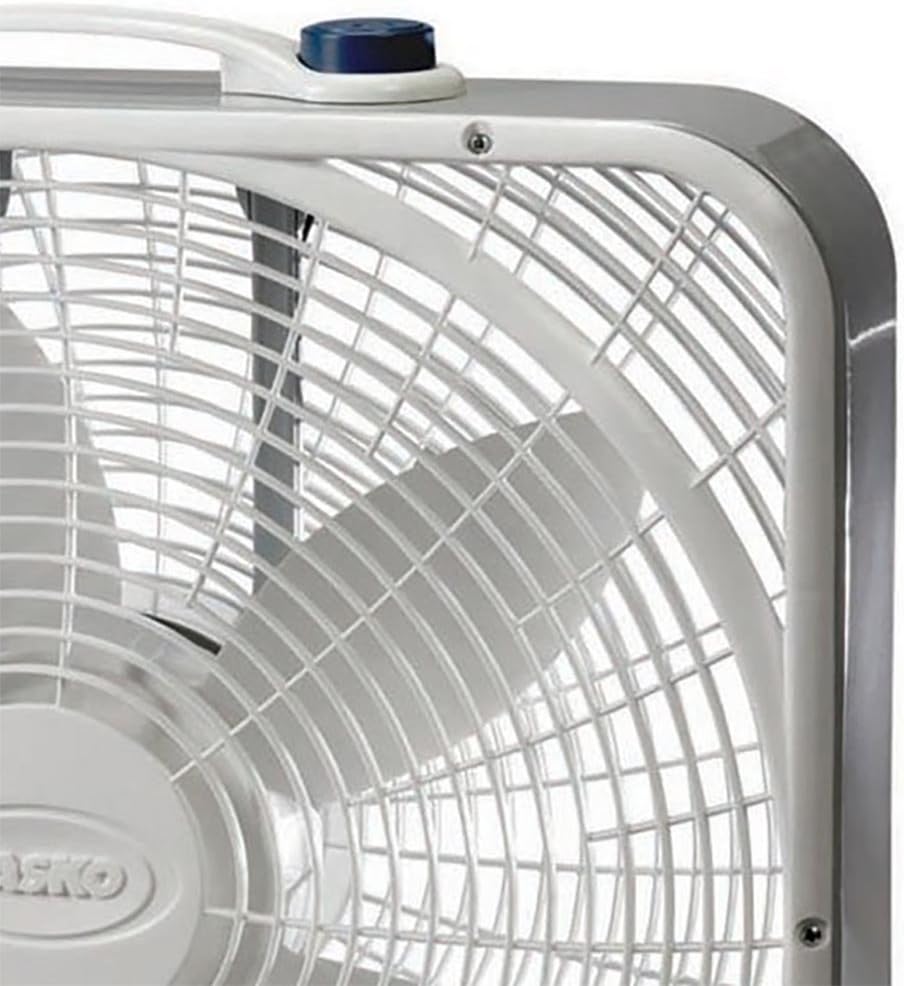 White 20" 3-Speed Box Fan B341382