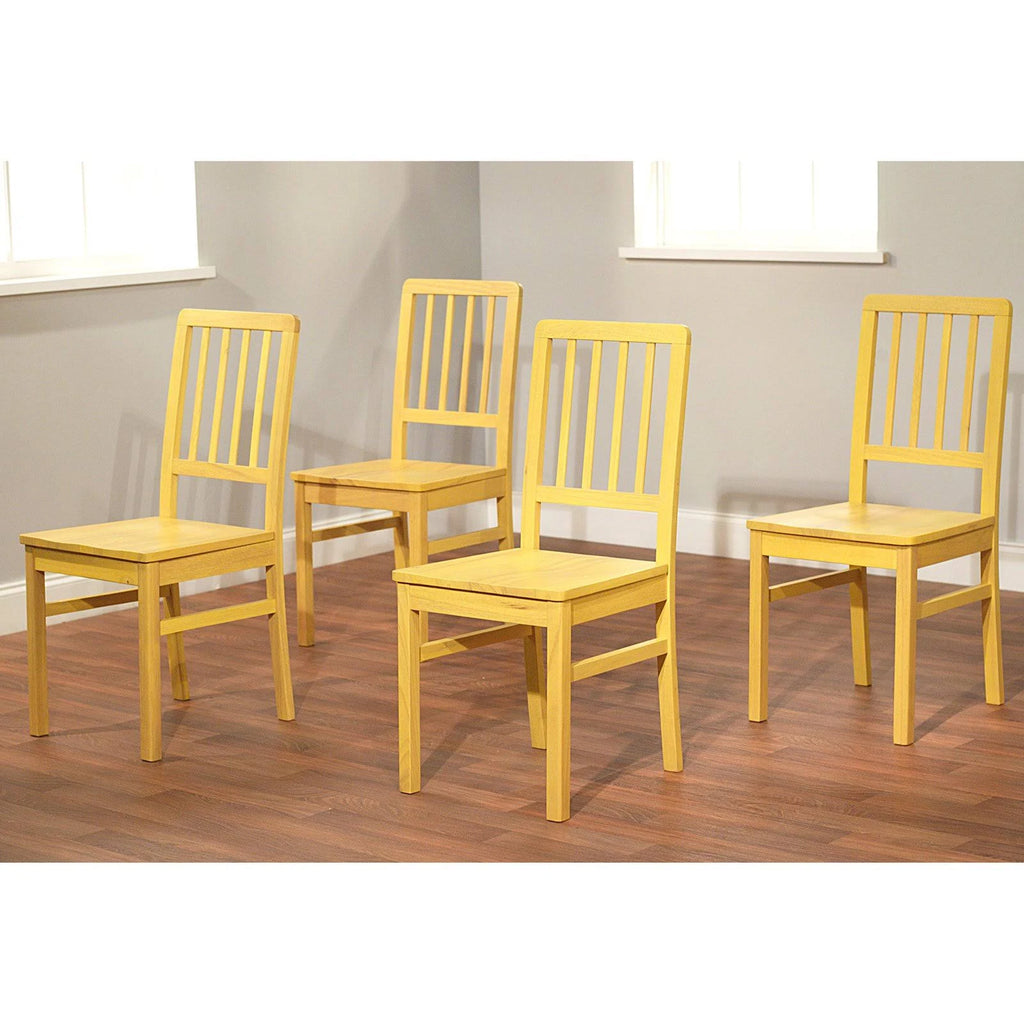 Yellow Dining Chair Set of 4 C4885