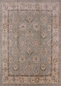 Dark Almond Brown Rectangle Oriental Area Rug B647216