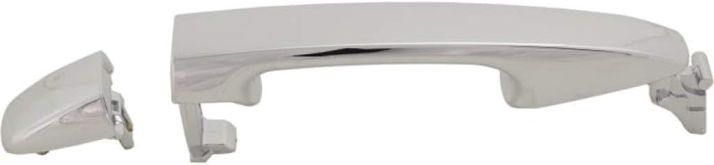 Chrome Exterior Door Handle for Toyota Sienna 2011-2019, Pack of 2 W1331