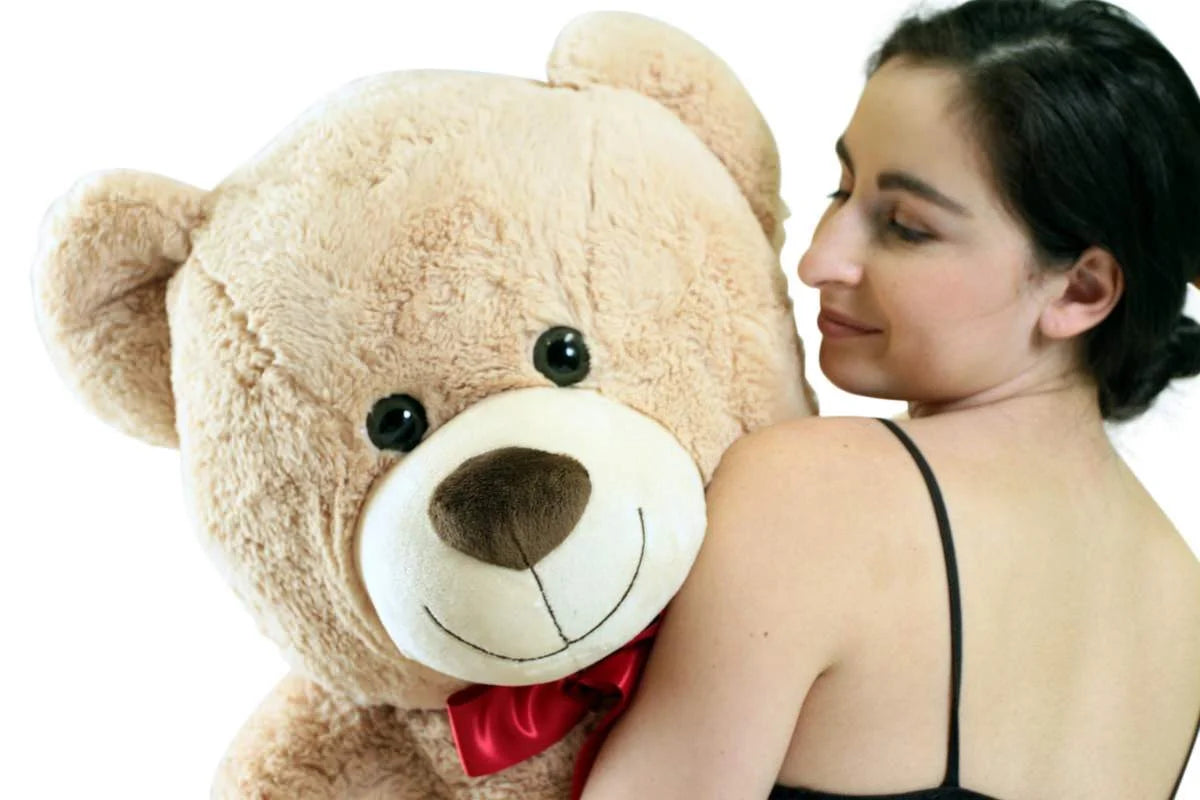 Beige Tan 48 inch Plush Teddy Bear Stuffed Animal C5476