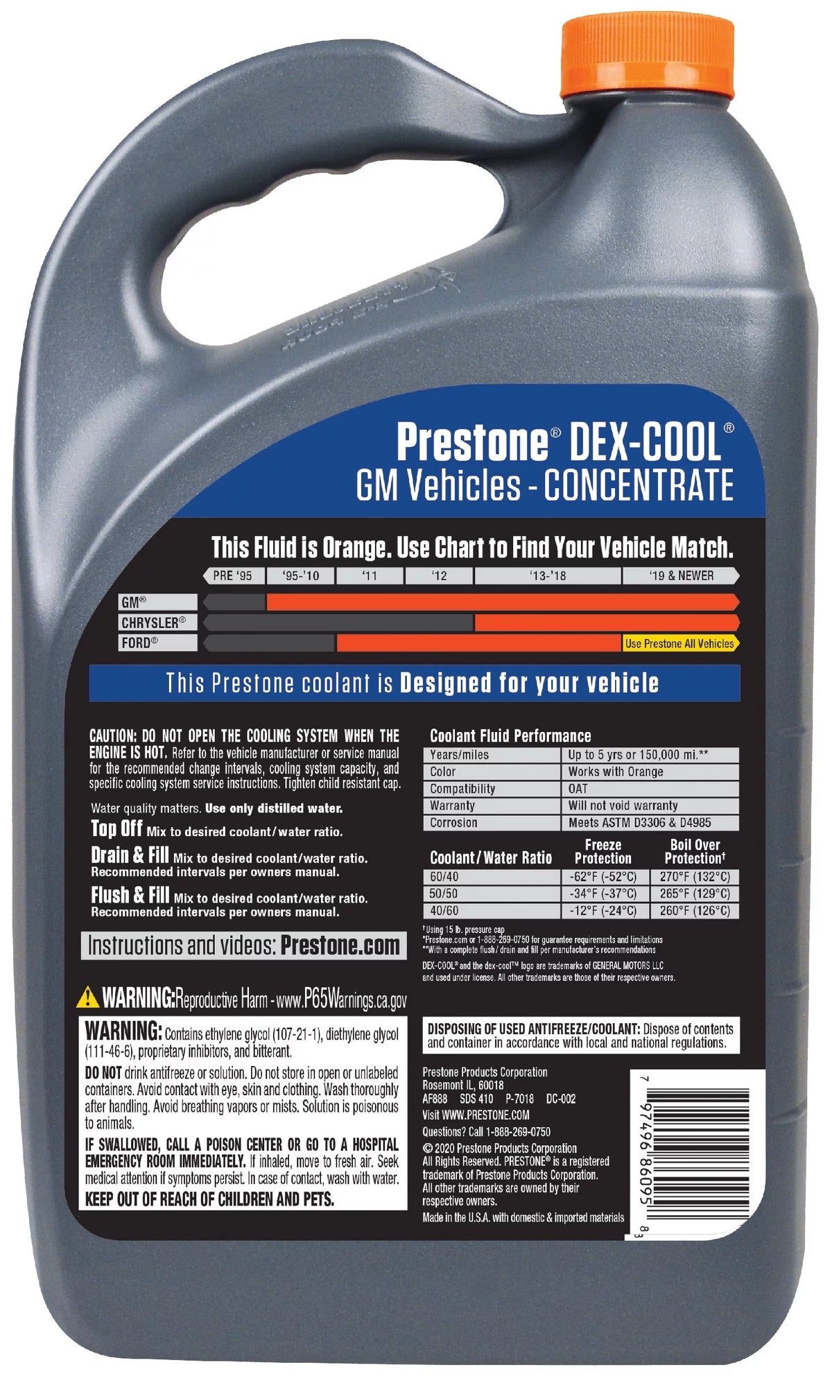 Antifreeze Coolant Concentrate 1gal E940
