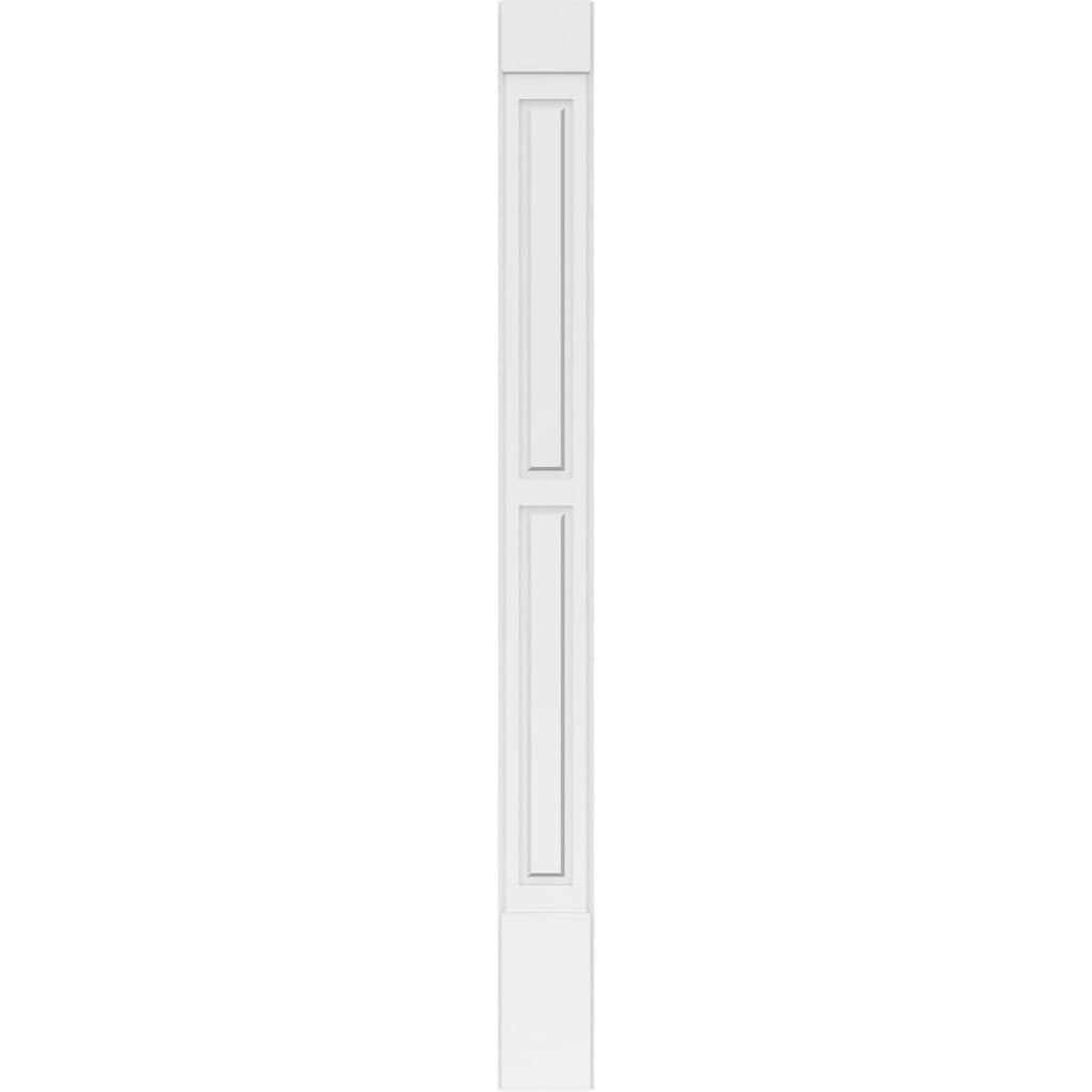 Two Equal Raised Panel PVC Pilaster (Pair) U4212